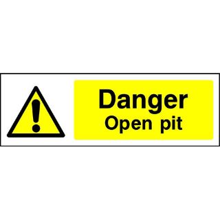 Picture of "Danger Open Pit" Sign 