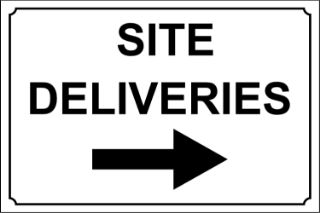 Picture of Site deliveries construction arrow right 