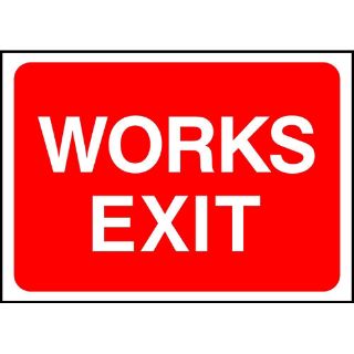 Picture of "Works Exit" Sign 