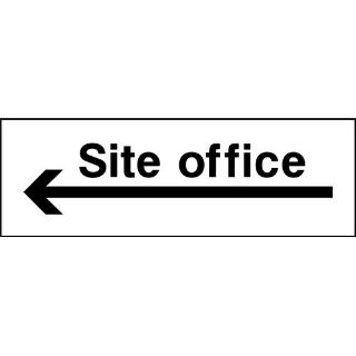 Picture of "Site Office Arrow Left" Sign