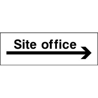 Picture of "Site Office Arrow Right" Sign