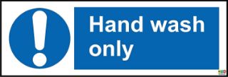 Picture of Hand wash only