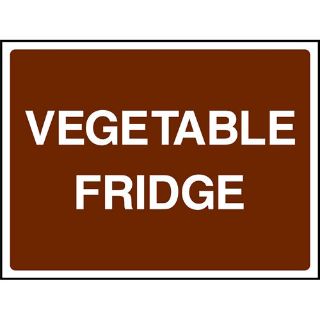 Picture of "Vegetable Fridge" Sign 