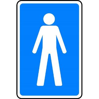 Picture of "Male Symbol Toilet Sign" 