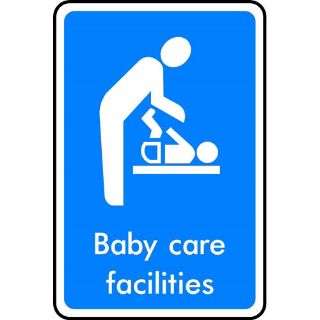 Picture of "Baby Care Facilities" Sign 