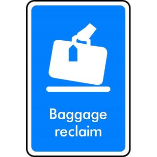 Picture of "Baggage Reclaim" Sign 