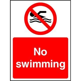 Picture of "No Swimming" Sign 