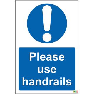 Picture of Please Use Handrails Safety Sign
