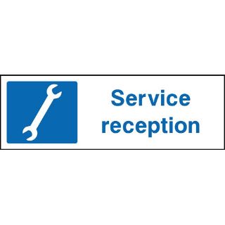 Picture of "Service Reception" Sign 