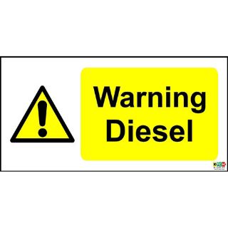 Picture of Warning Diesel Sign