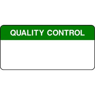 Picture of "Quality Control" Sign 
