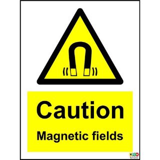 Picture of Caution Magnetic Fields Sign 