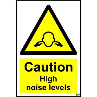 Picture of Caution High Noise Levels Safety Sign