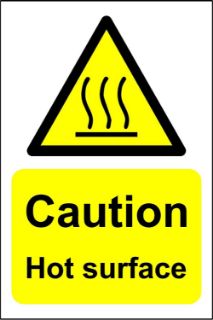 Picture of Caution hot surface 