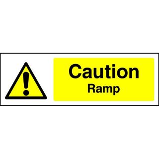 Picture of " Caution Ramp" Sign 