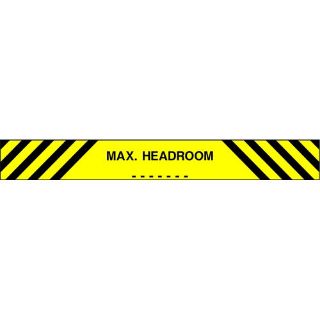 Picture of "Max. Headroom" Sign 
