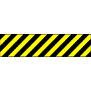 Picture of "Black And Yellow Right Horizontal Strips" Sign 