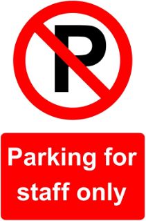 Picture of Parking for staff only 