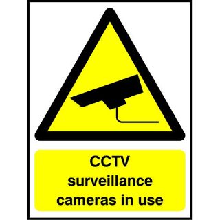 Picture of "Cctv Surveillance Cameras In Use" Sign 
