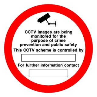 Picture of "Cctv Images Are Being Monitored For The Purpose Of Crime Prevention And Public Safety. This Cctv Scheme Is Controlled By