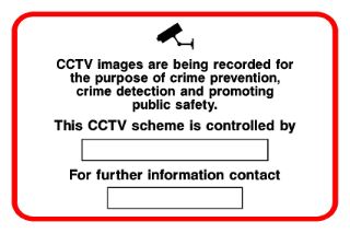 Picture of "Cctv Images Are Being Recorded For The Purpose Of Crime Prevention, Crime Detection And Promoting Public Safety. This Cctv Scheme Is Controlled By