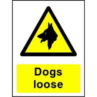 Picture of "Warning Dogs Loose" Sign