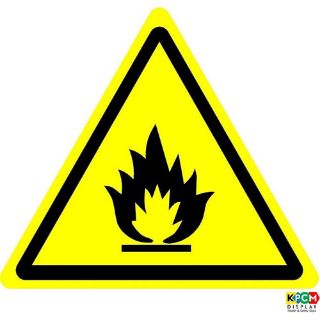 Picture of International Warning Flammable Materials Symbol