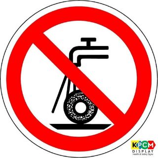 Picture of International Do Not Use For Wet Grinding Symbol