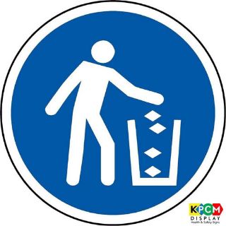Picture of International Use Litter Bins Symbol