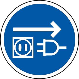 Picture of International Disconnect Mains Plug From Electrical Outlet Symbol
