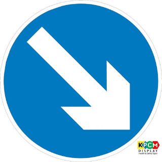 Picture of Keep Right - Dot 610Keep Right Signs 