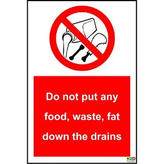 Picture of Do Not Put Any Food / Waste / Fat Down The Drains
