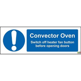 Picture of Convector Oven Safety Sign