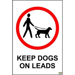 Picture of Keeps Dogs On Lead Safety Sign