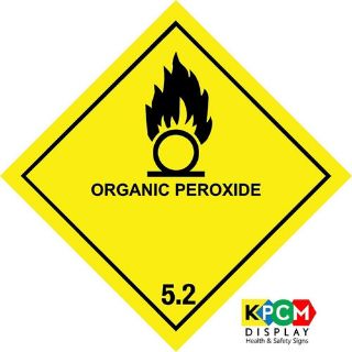 Picture of Dangerous Substance Labels Organic Peroxide 5.2 Safety Sign