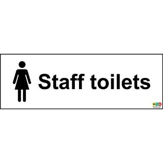 Picture of Female Staff Toilets Sign