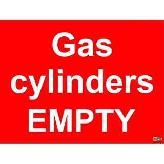 Picture of Gas Cylinders Empty
