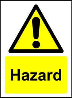 Picture of Hazard Safety Sign 