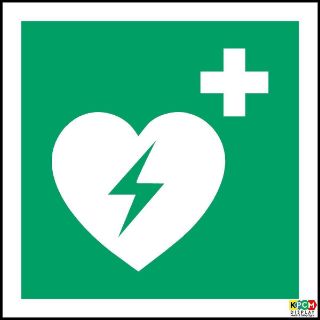 Picture of International Automated External Heart Defibrillator Symbol