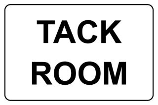 Picture of Tack Room Horse Safety Sign