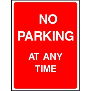 Picture of "No Parking At Any Time" Sign 
