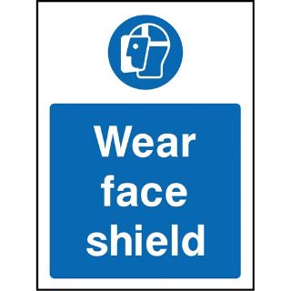 Picture of "Wear Face Shield" Sign 