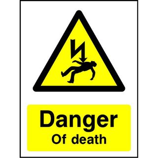 Picture of "Danger Of Death" Sign 